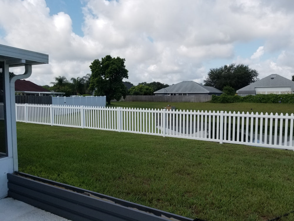 PVC/Vinyl fence installation by Jay Fencing