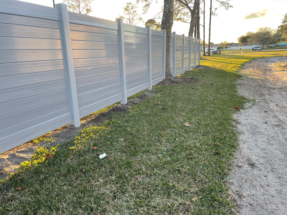 PVC/Vinyl fence installation by Jay Fencing