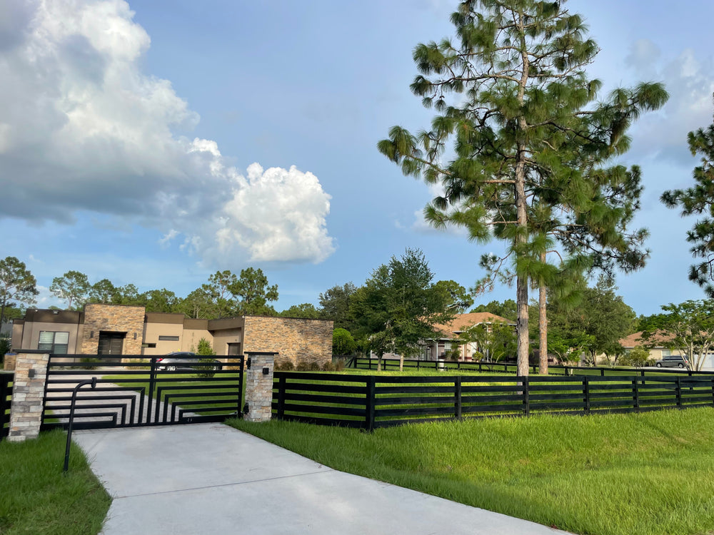 Wood fence installation by Jay Fencing