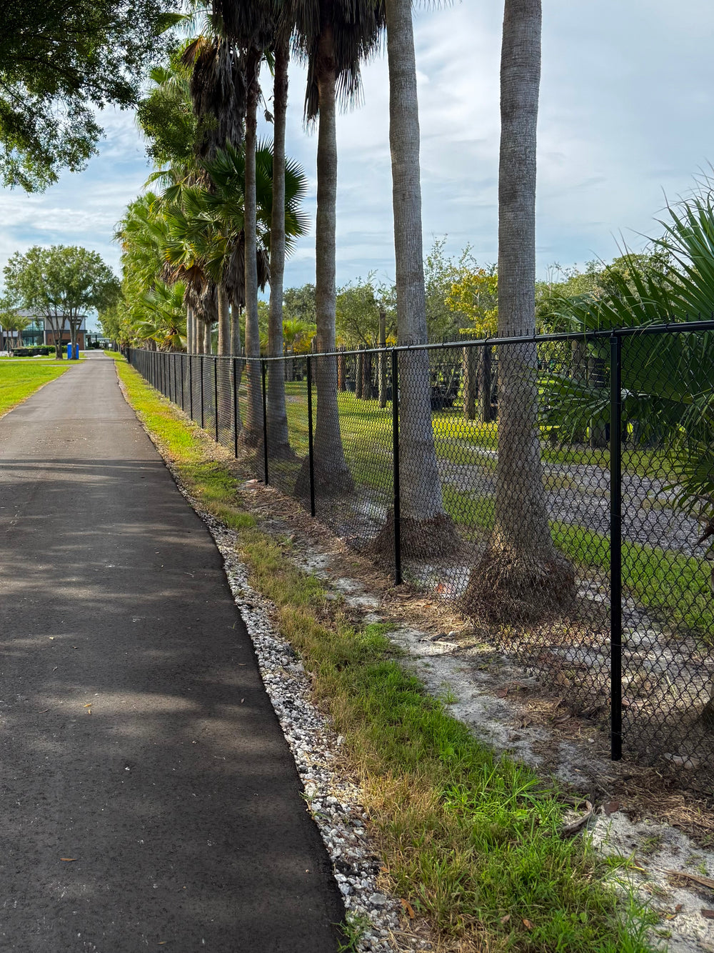 Chain Link fence installation by Jay Fencing