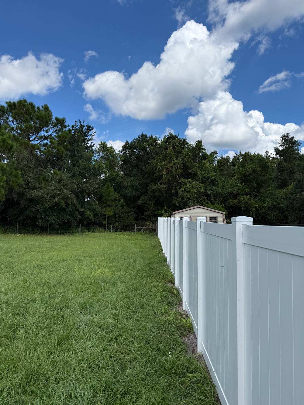PVC/Vinyl fence installation by Jay Fencing
